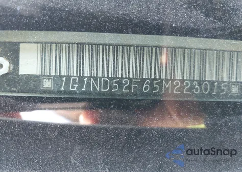 2005 Chevrolet Classic из США, поврежденный, VIN 1G1ND52F65M223015